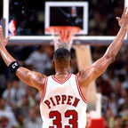Chicago Bulls 97-98 Scottie Pipen Blanca