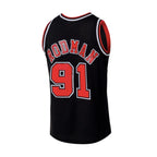 Chicago Bulls 97-98 Dennis Rodman Negra