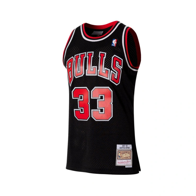 Chicago Bulls 97-98 Scottie Pipen Negra