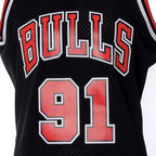 Chicago Bulls 97-98 Dennis Rodman Negra
